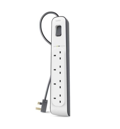 Belkin Surge Master Surge Protector 2M 4 Ports - IBSouq
