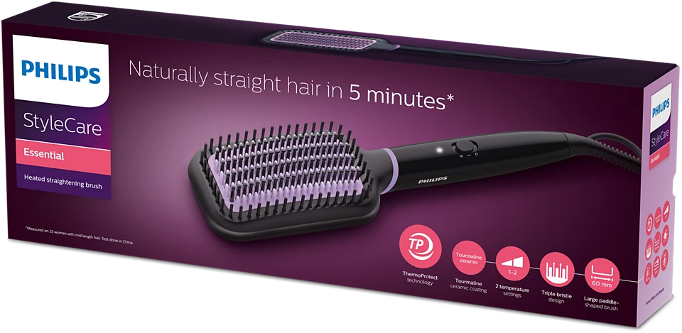 Philips Heating Straightening Brush (BHH880) - Main Image