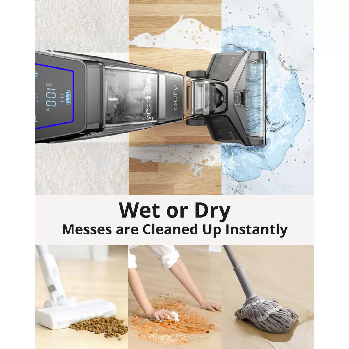 Eufy WetVac W31 Wet and Dry Cordless Vacuum Cleaner IBSouq