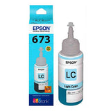 Epson 673 Ink Bottle Light Cyan - IBSouq
