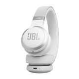 JBL Live 670NC Wireless On-Ear Headphones – True Adaptive Noise Cancelling, JBL Signature Sound, 65-Hour Battery, Bluetooth 5.3 – White
