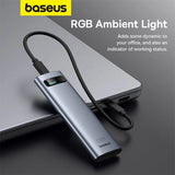 Baseus FlyJoy Series SSD Enclosure M.2 NVMe and SATA
