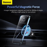 Baseus Magnetic Car Mount Phone Holder with Cable Clip Air Vent Version Cluster Black (SUGX-AOV)