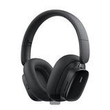 Baseus Bowie H1i Wireless Headphones, 100H Playtime, Hybrid ANC, Dual Hi-Res Audio, Bluetooth 5.3, LHDC, Low Latency, Foldable Over-Ear Headset with Type-C & 3.5mm, Cluster Black