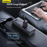 Baseus 150W Car Power Inverter with Smart Display 5 Port (BS-CI15-05)