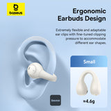 Baseus Bass 15 Clip Open TWS Earbuds Stellar White