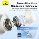 Baseus Bass 15 Clip Open TWS Earbuds Stellar White