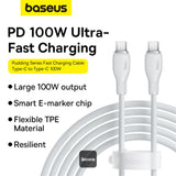 Baseus Charging Cable USB-C to Type C 100W 1.2M White