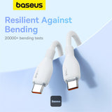 Baseus Charging Cable USB-C to Type C 100W 1.2M White