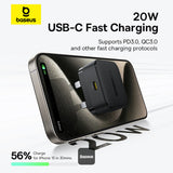 Baseus Palm Fast Charger 1C 20W With USB-C to USB-C Cable