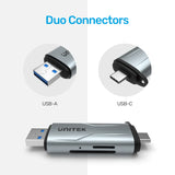 UNITEK USB-C AND USB-A CARD READER (R1010A)
