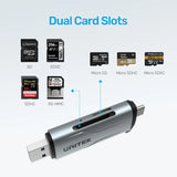 UNITEK USB-C AND USB-A CARD READER (R1010A)