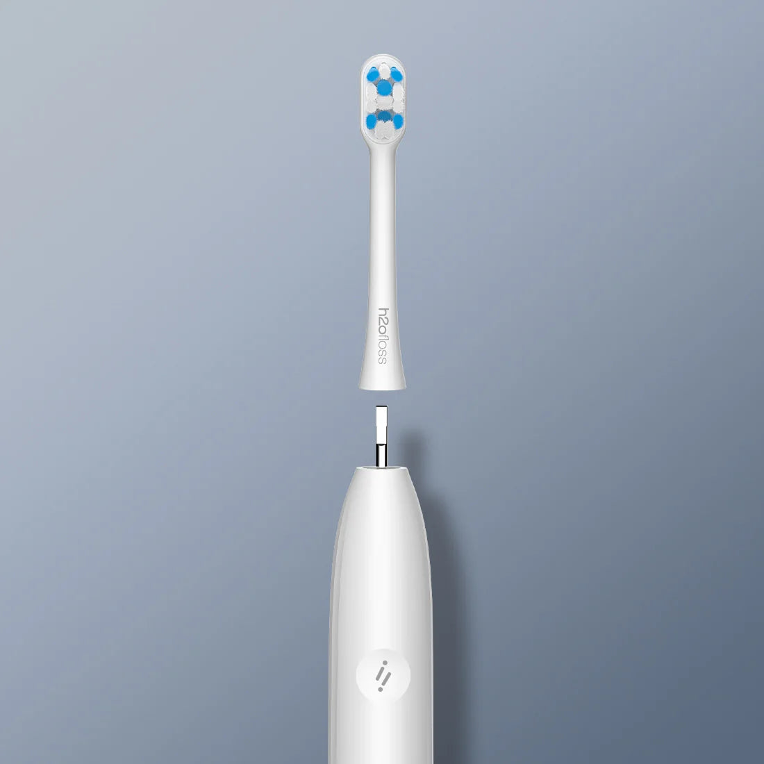 h2ofloss Smart Sonic Electric Toothbrush with AI-Sensor (BT-01) White