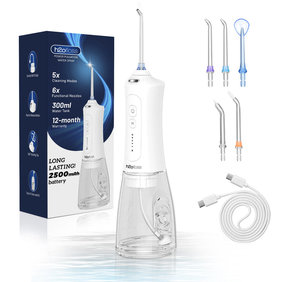 h2ofloss Oral irrigator with 5 nozzles (HF-P12)