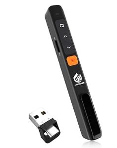 AMERTEER Wireless Presenter, 2 in 1 Type C and USB 2.4GHz PPT - IBSouq