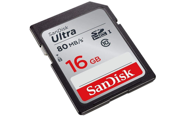 SanDisk Ultra 16GB SDHC Memory Card 80MB/S - IBSouq