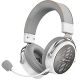 MEETION MT-BTH013-B Gaming Headset White, Wireless 2.4G + Bluetooth 5.3, 50mm Drivers, 40H Battery, Detachable Mic, 15ms Low Latency, PS5 PS4 PC & Nintendo Switch
