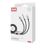 EARLDOM HIFI 3 IN 1 AUX CABLE 1.2M (ET-AUX09)