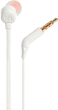 JBL TUNE110 Wired Universal In-Ear Headphone, Black / WHITE