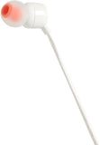 JBL TUNE110 Wired Universal In-Ear Headphone, Black / WHITE