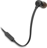 JBL TUNE110 Wired Universal In-Ear Headphone, Black / WHITE
