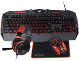 MEETION 4 IN 1 PC GAMING KITS KEYBOARD MOUSE HEADPHONE MOUSE PAD (C500)