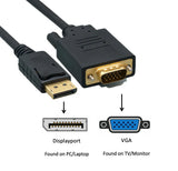 FUJISHKA DP TO VGA 1.8M (FC628)