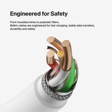 Belkin Boost Charge USB-C TO USB-C Cable 3.3FT 1M WHITE