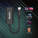 UNITEK USB-C TO HDMI ADAPTER 4K 15CM (V1421A)