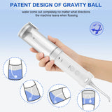 h2ofloss Oral Irrigator with 8 nozzles and bag (HF-10mini) White