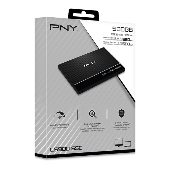 PNY 500GB SSD SATA (CS900) - IBSouq