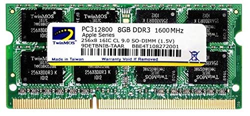 TwinMOS DDR3 Laptop 8GB RAM 12800 1600MHz 1.5V - IBSouq