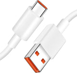 XIAOMI 3A USB-A TO USB-C CABLE WHITE 1M (K43220)