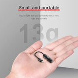 Baseus Audio Converter 3 in 1 Lightning Male to Dual Lightning and 3.5mm Female Adapter (L52)
