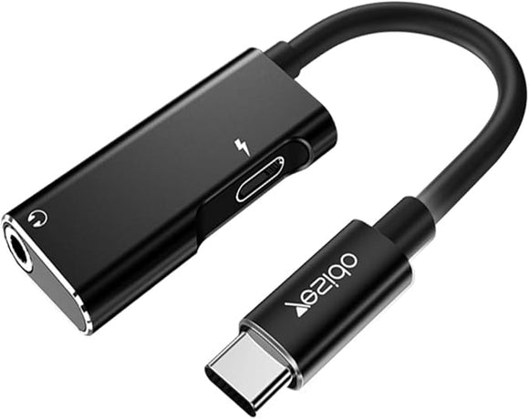 YESIDO AUDIO ADAPTER USB-C TO CHARGER&AUDIO (YAU22) - IBSouq