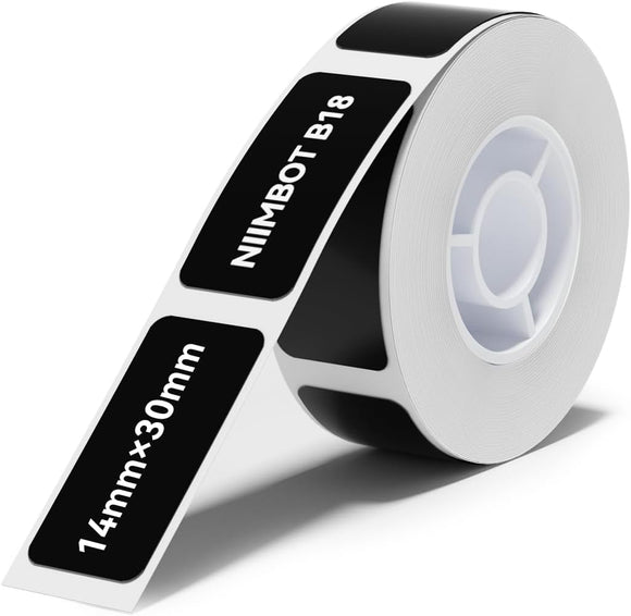 NIIMBOT Label - HC8 - 14x30mm - Glossy Black