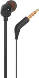JBL TUNE110 Wired Universal In-Ear Headphone, Black / WHITE