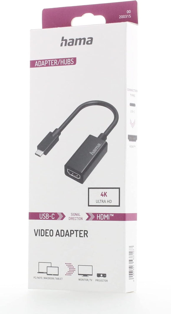 Hama USB-C Adapter To HDMI 4K