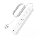 Belkin Surge Protector with USB-C and USB-A Ports (4 Outlets with 1USB-C & 1USB-A) 18W