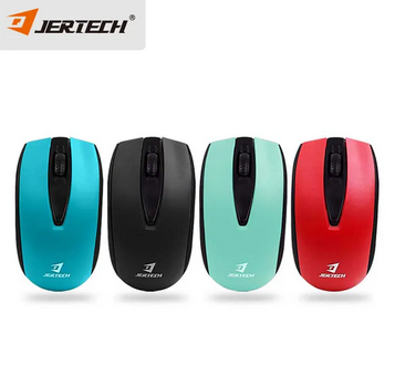 JERTECH JR1 OEM 2.4g Slim Customized Colored Logo Printing Portable Optical USB Wireless Office Colorful Mouse for Computer