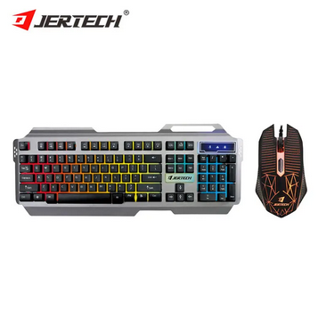 JERTECH KM950 Hot Selling Mobile Android Rgb Backlit Mechanical Feel Gaming Keyboard and Mouse Keyboard