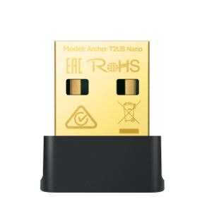 TP-LINK AC600 Nano Wi-Fi Bluetooth 4.2 USB Adapter (Archer T2UB Nano) - IBSouq
