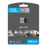 PNY Elite-X Fit USB 3.1 Flash Drive 128GB 200MB/s