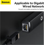 Basus Rj45 to USB-C Adapter 1000 Mpds - IBSouq