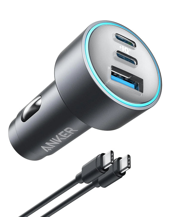 ANKER 67W POWERFUL TRIPLE-PORT CAR CHARGER (B2731HA1) - IBSouq