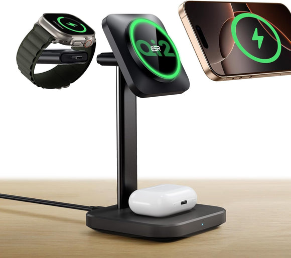 ESR 3-IN-1 WATCH WIRELESS CHARGING SET