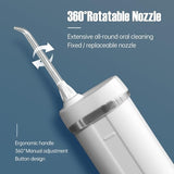 h2ofloss Oral Irrigator with 5 nozzles (HF-10mini)