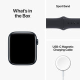 Apple Watch SE 2nd Gen 44MM M/L Midnight Aluminum Case Midnight Sport Band (A2723) - IBSouq