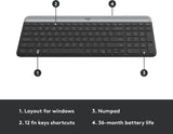 LOGITECH KEYBOARD AND MOUSE SLIM COMBO MK470