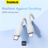 Baseus Fast Charging cable Pudding Series Type-c to lightning 20w 1.2m White